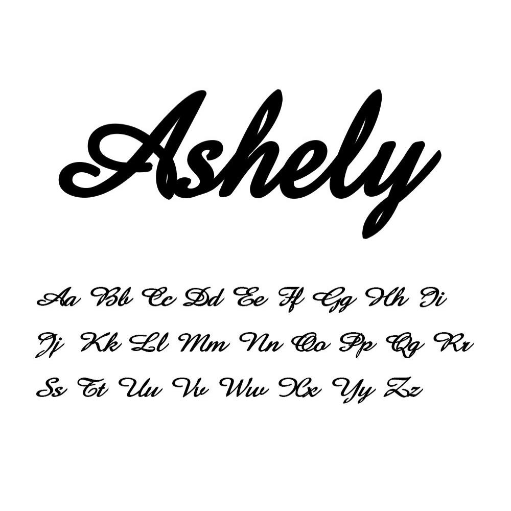 Kreative personalisierte Halskette mit Namensanhänger