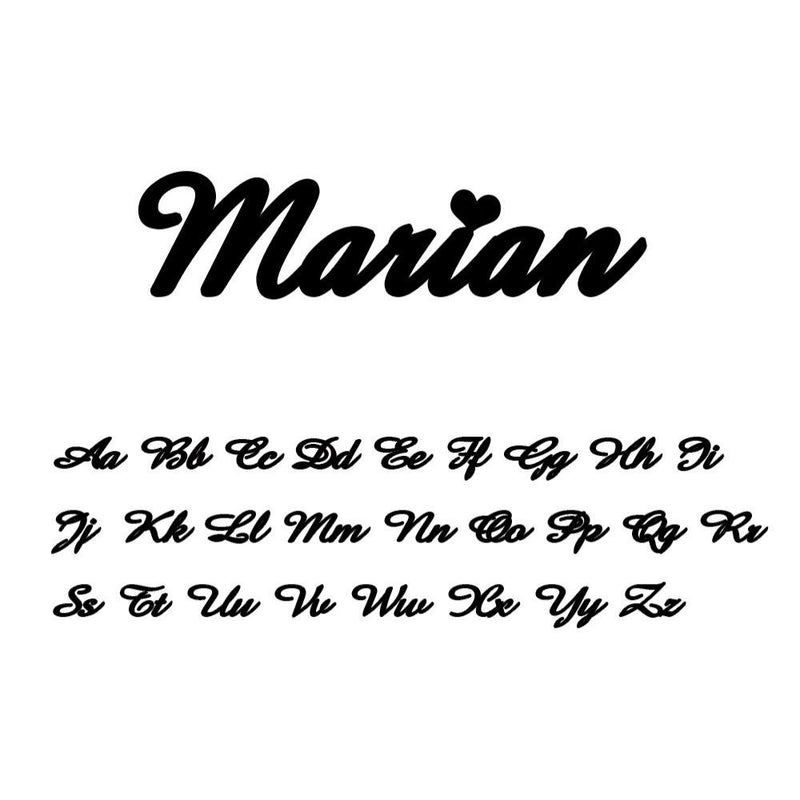 Kreative personalisierte Halskette mit Namensanhänger