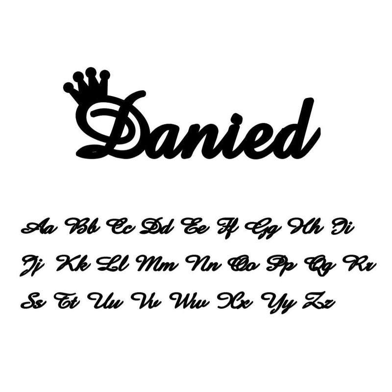 Kreative personalisierte Halskette mit Namensanhänger