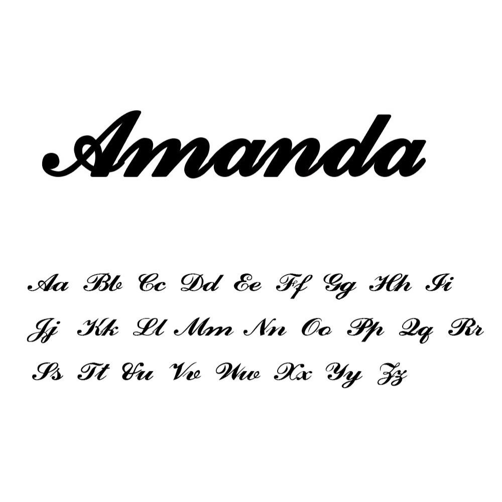 Kreative personalisierte Halskette mit Namensanhänger