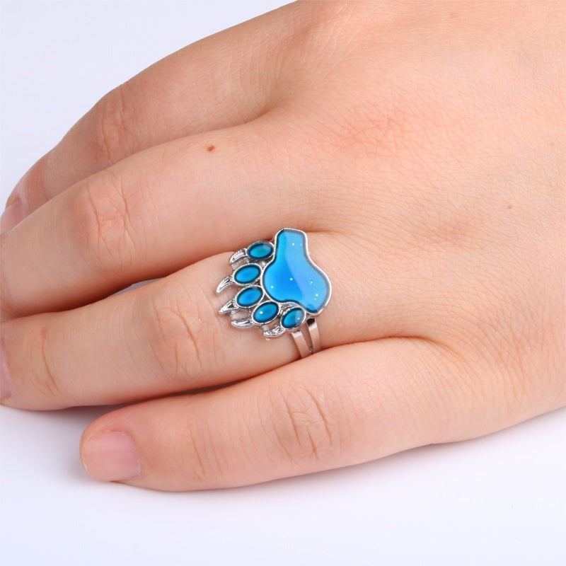 Halbmond und Stern, Farbwechselnde, Einstellbare Stimmungsringe