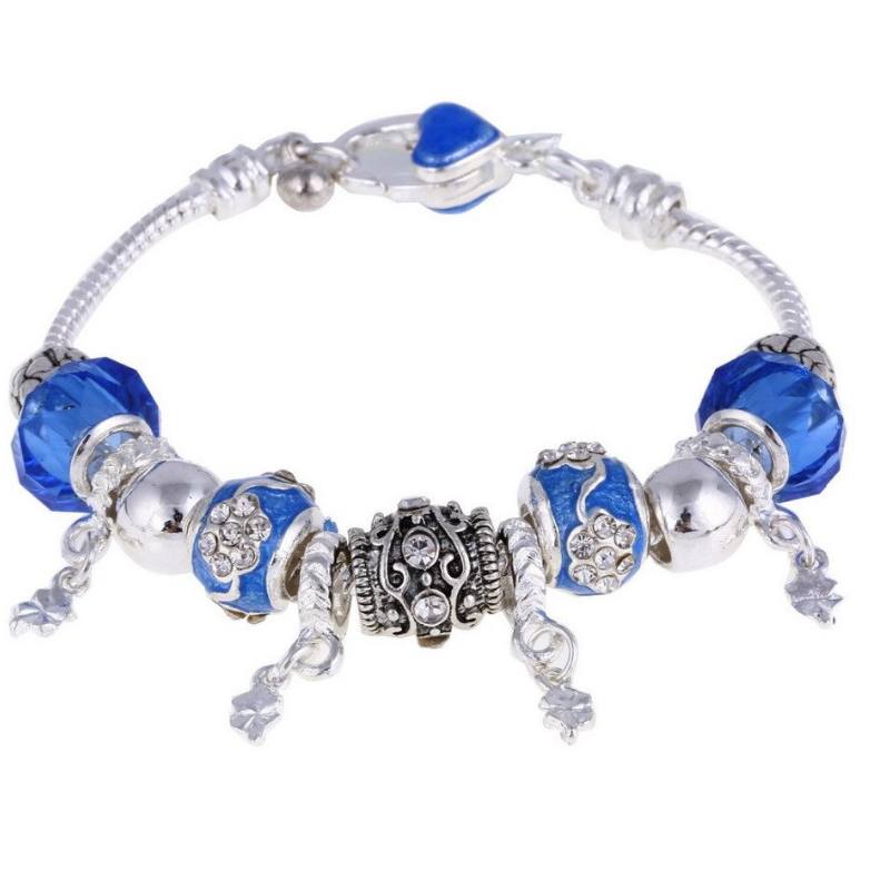 Atemberaubendes Armband mit Murano-Kristallperlen