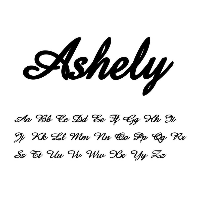 Benutzerdefinierte personalisierte Namensanhänger Halskette