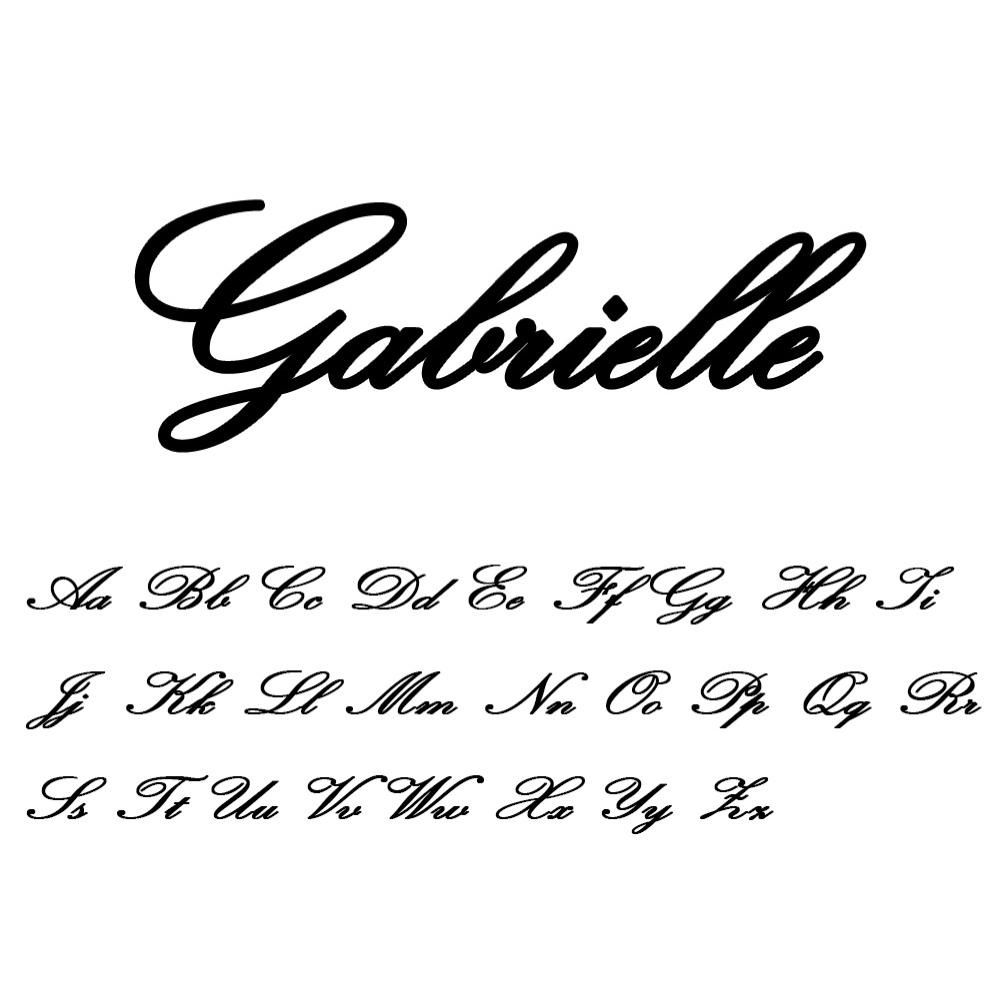 Benutzerdefinierte personalisierte Namensanhänger Halskette