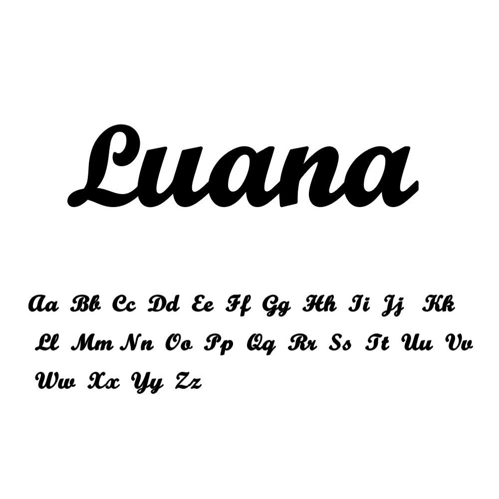 Benutzerdefinierte personalisierte Namensanhänger Halskette