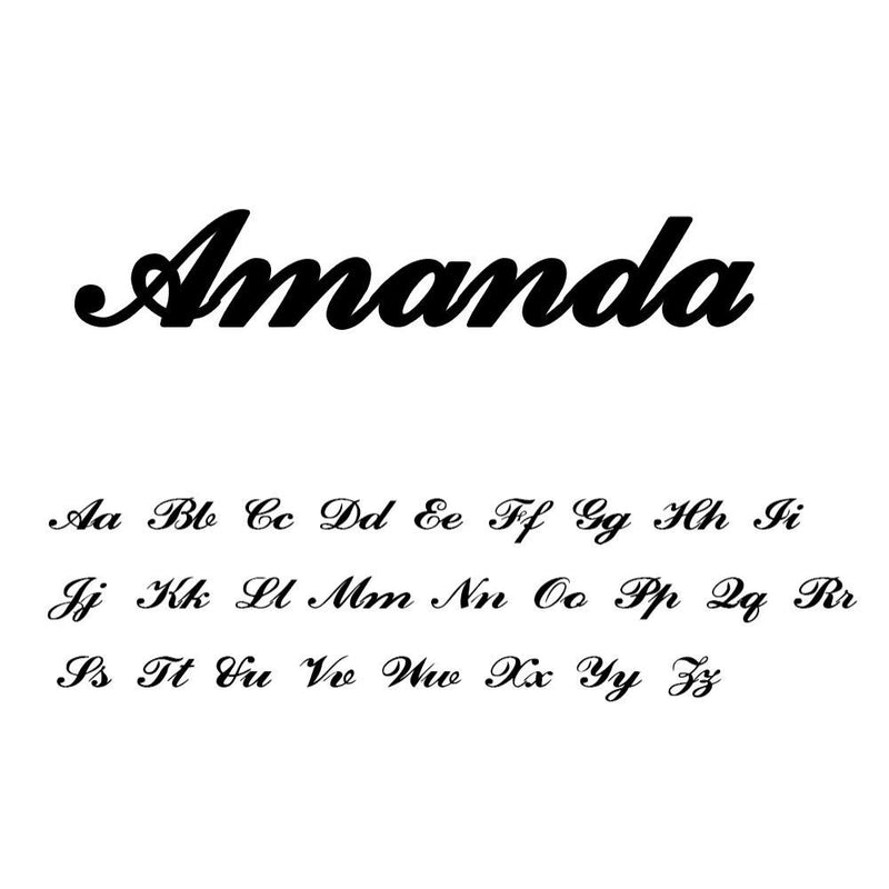 Benutzerdefinierte personalisierte Namensanhänger Halskette