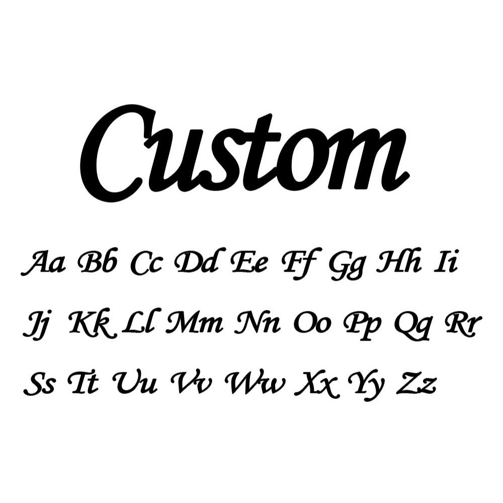 Benutzerdefinierte personalisierte Namensanhänger Halskette