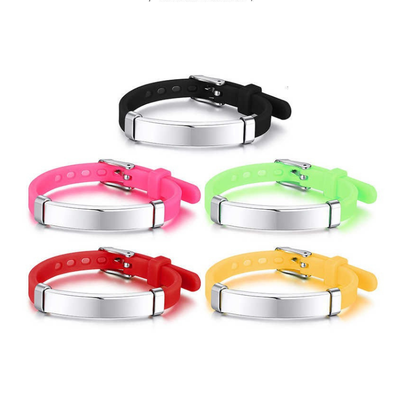 Individuelle persönliche medizinische Notfall-ID-Armbänder für Kinder