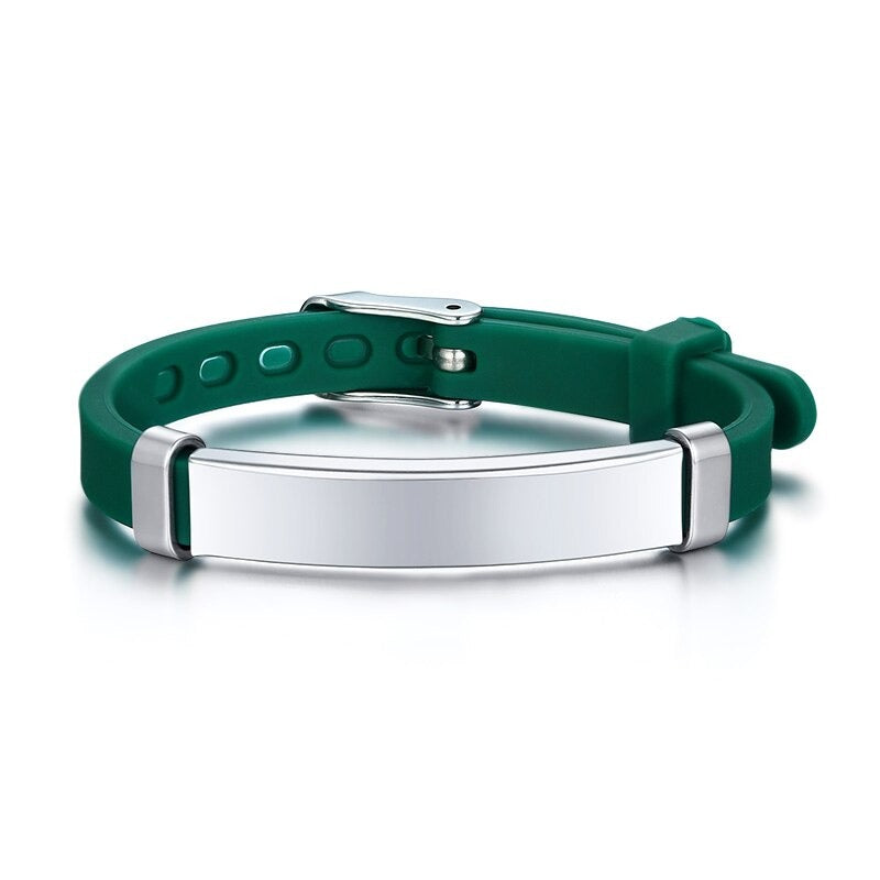 Individuelle persönliche medizinische Notfall-ID-Armbänder für Kinder
