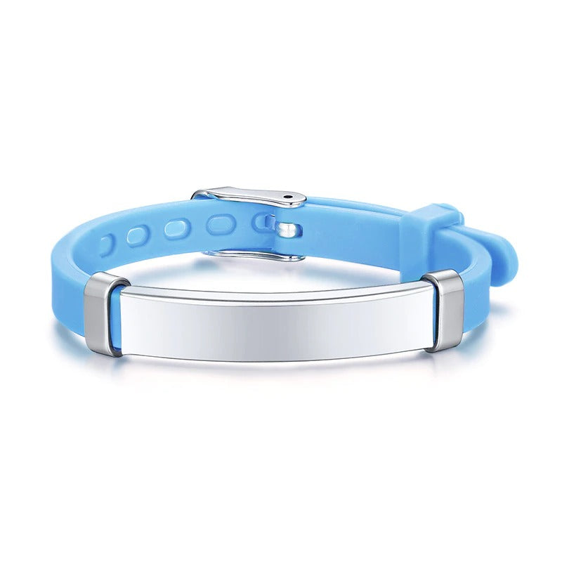 Individuelle persönliche medizinische Notfall-ID-Armbänder für Kinder