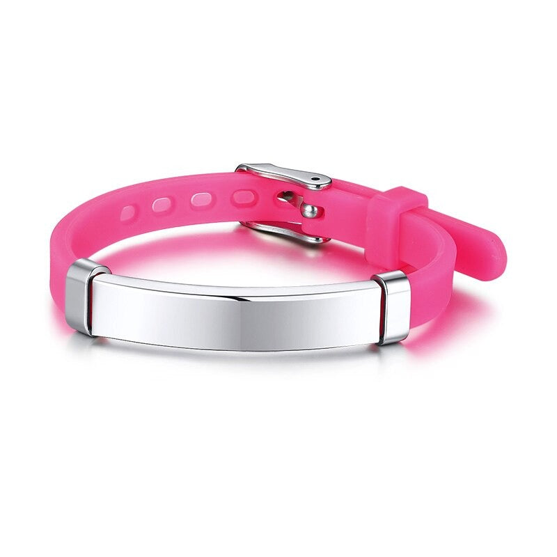 Individuelle persönliche medizinische Notfall-ID-Armbänder für Kinder