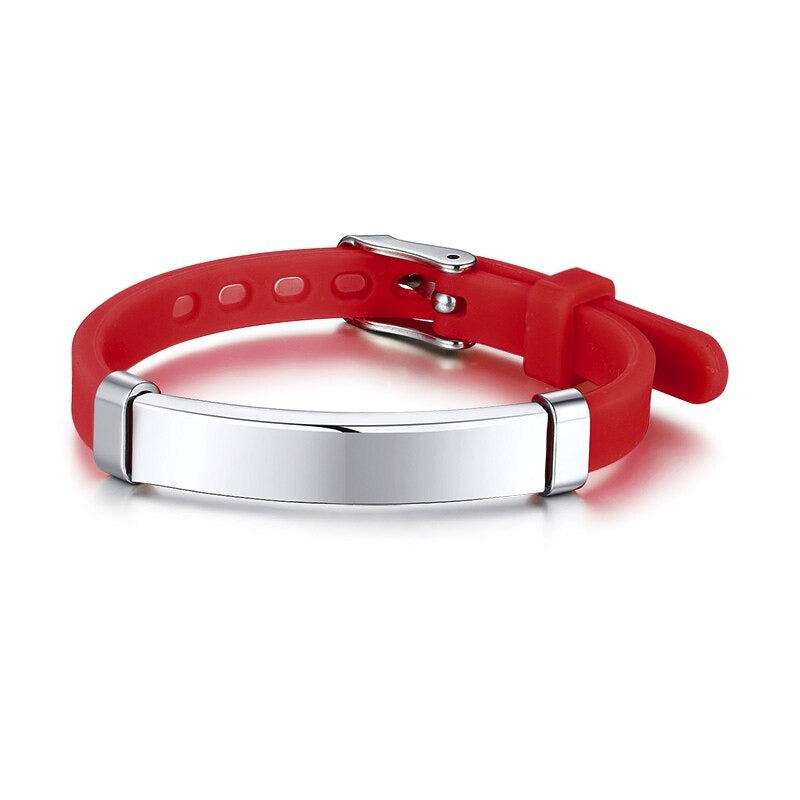 Individuelle persönliche medizinische Notfall-ID-Armbänder für Kinder