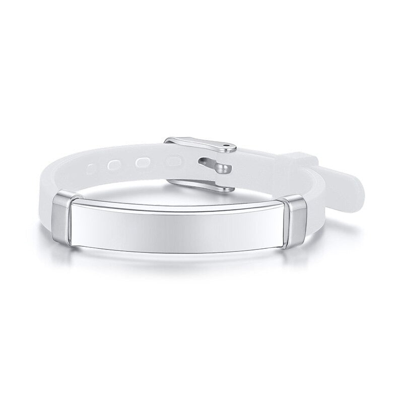 Individuelle persönliche medizinische Notfall-ID-Armbänder für Kinder