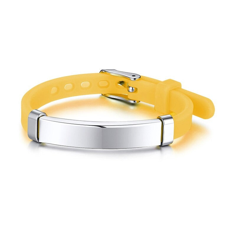 Individuelle persönliche medizinische Notfall-ID-Armbänder für Kinder