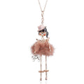 Süße und stilvolle Fashion Doll lange Halskette
