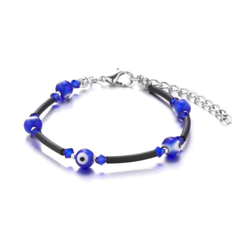 Zierliche, verstellbare Armbänder mit mythischen Augen- und Hamsa-Charm-Perlen