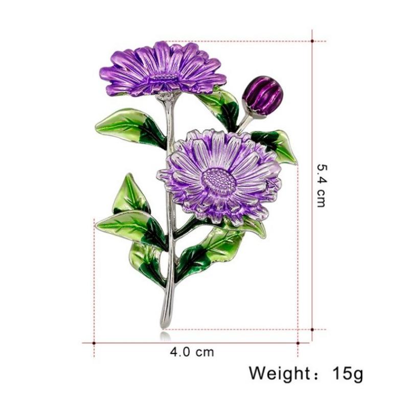 Gänseblümchen-Blumenbrosche