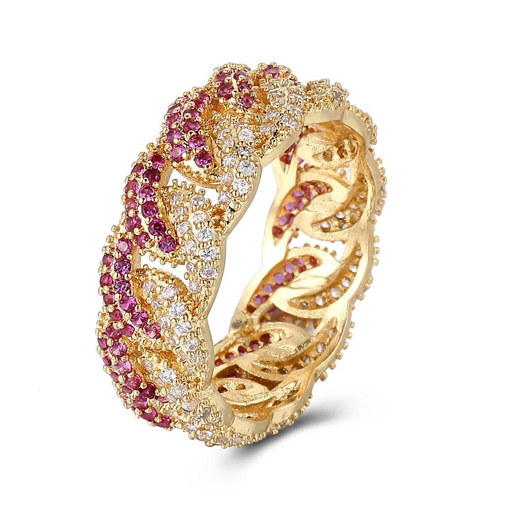 Schillernde Ringe mit kubischem Zirkonia – verschiedene Stile