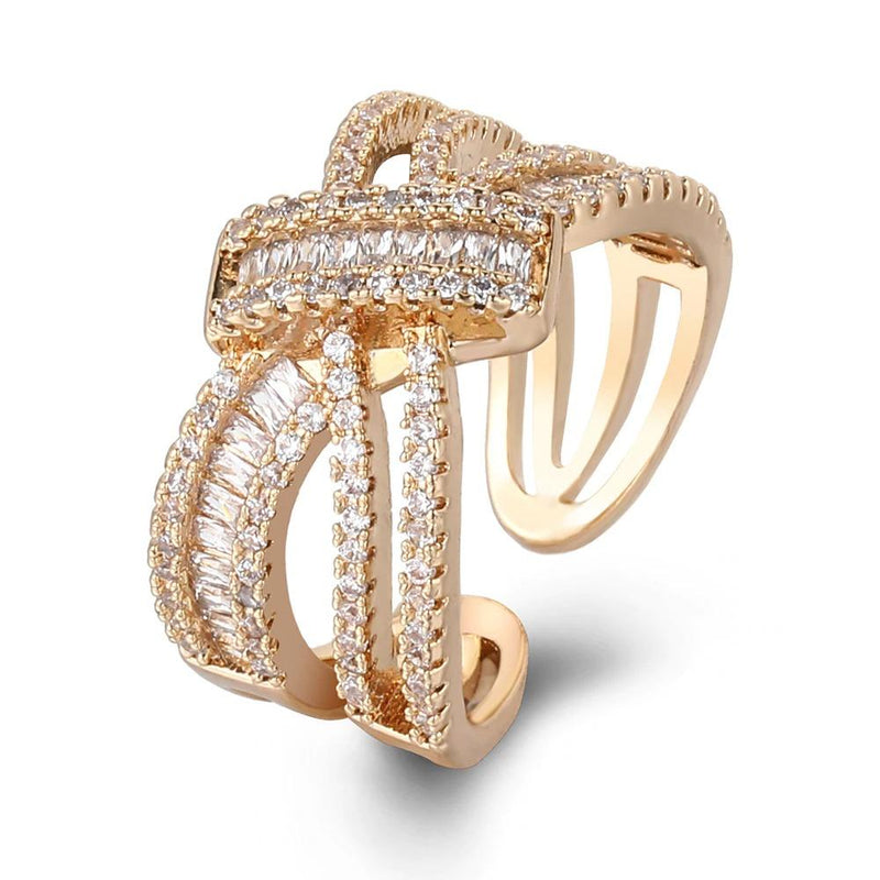 Schillernde Ringe mit kubischem Zirkonia – verschiedene Stile