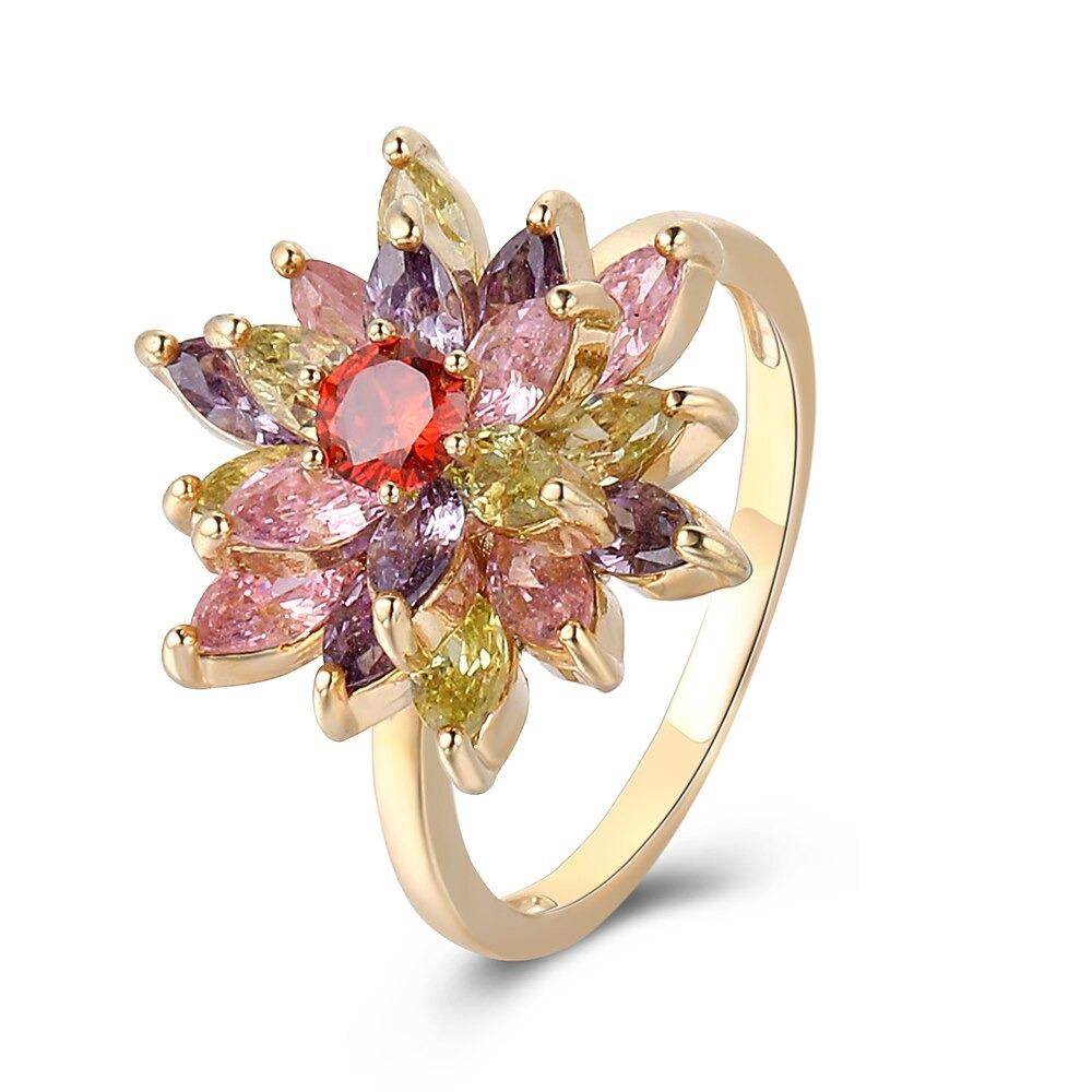 Schillernde Ringe mit kubischem Zirkonia – verschiedene Stile