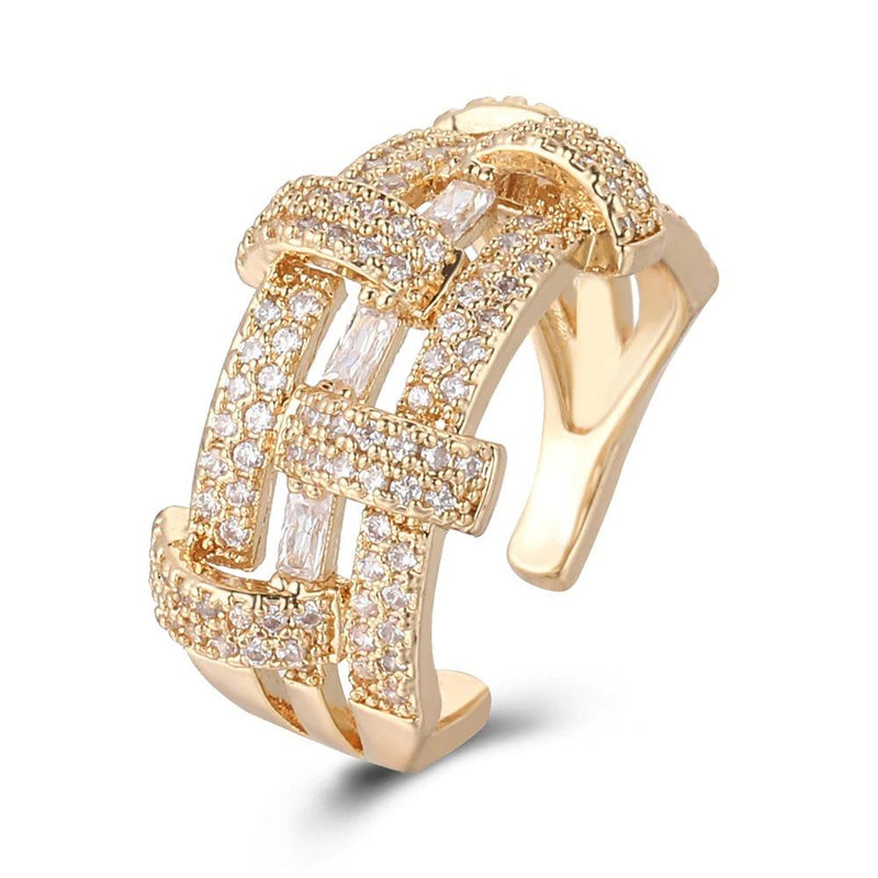 Schillernde Ringe mit kubischem Zirkonia – verschiedene Stile