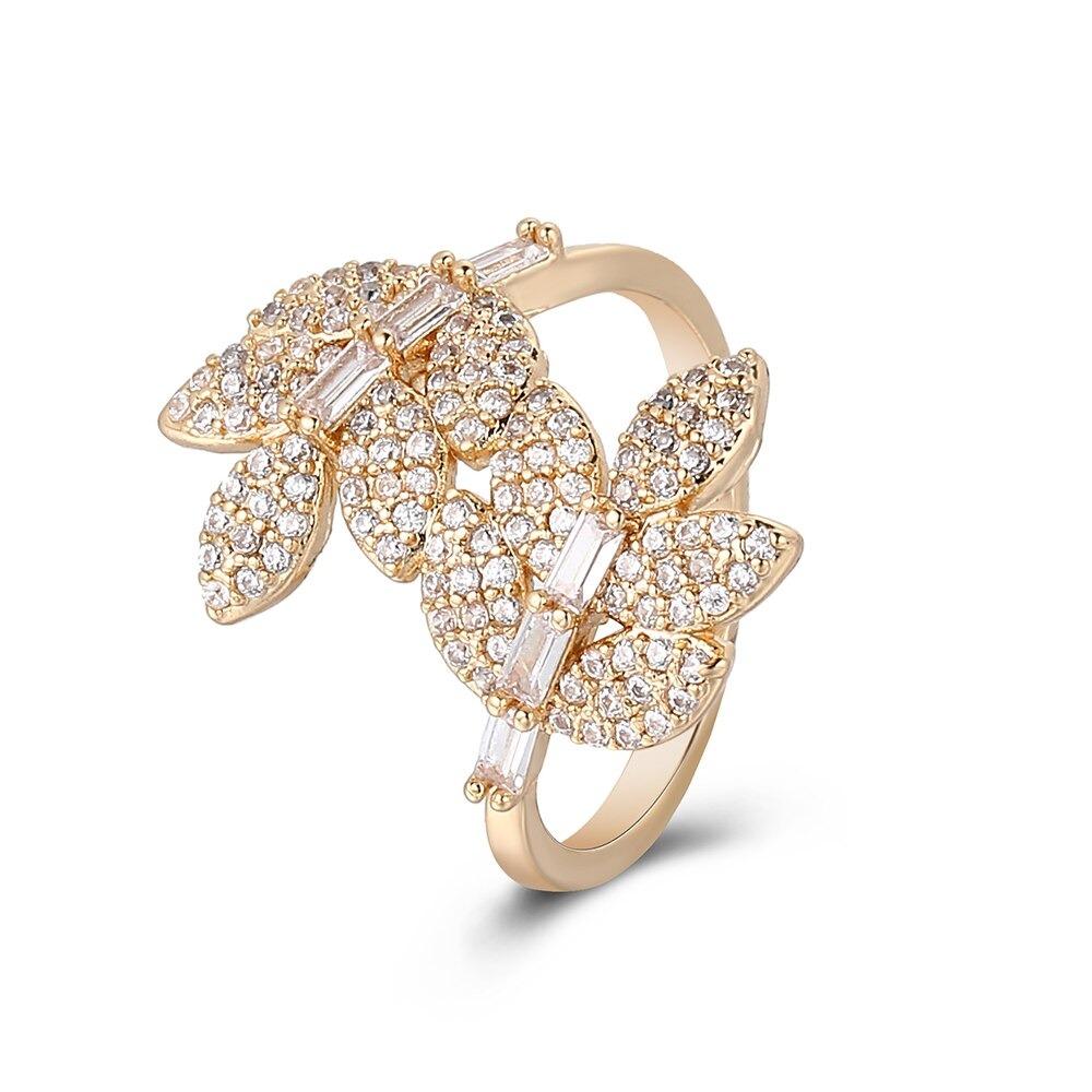 Schillernde Ringe mit kubischem Zirkonia – verschiedene Stile