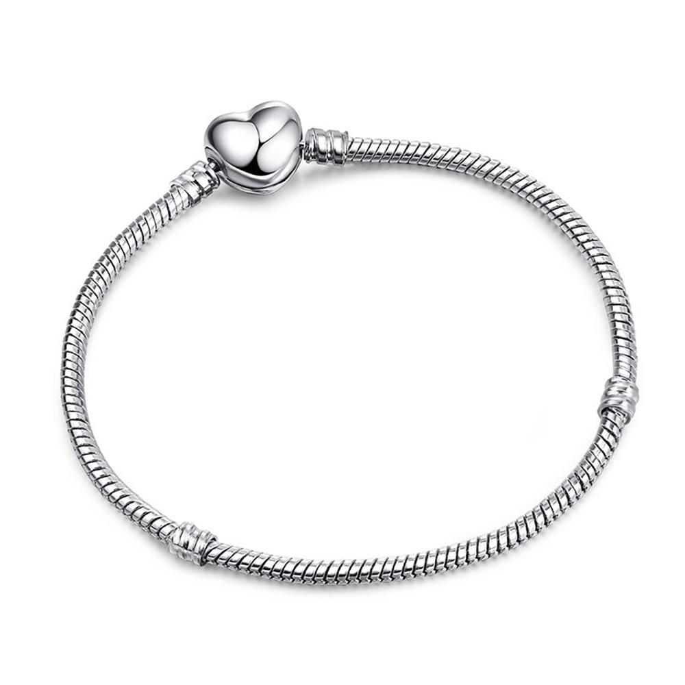 Schillernde Charm-Armbänder mit Schlangenkette