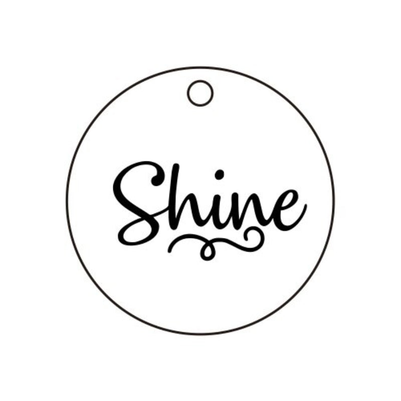 Zarte Halskette mit inspirierendem Scheibenanhänger