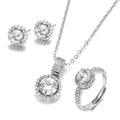 Deluxe Schmuckset mit Zirkonia