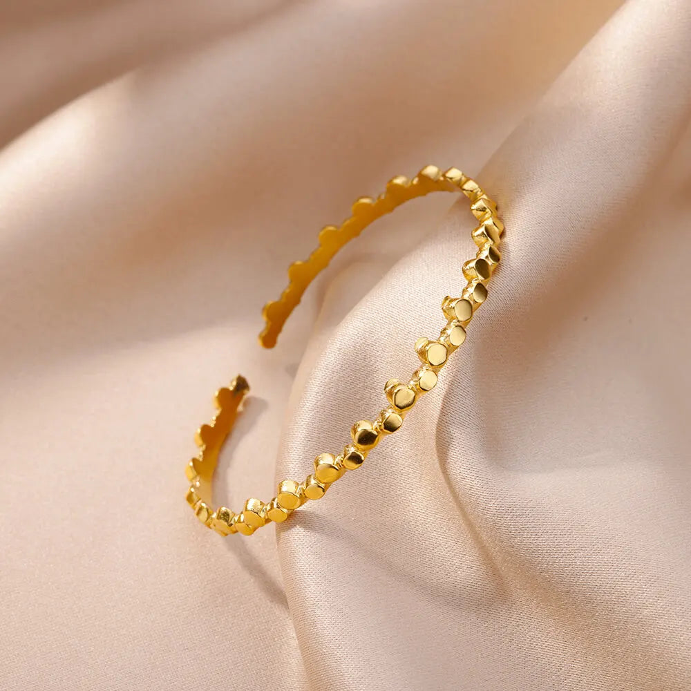 Designer-Goldarmband – Luxuriöses Gelbgold-Armband, High-End-Mode-Armreif