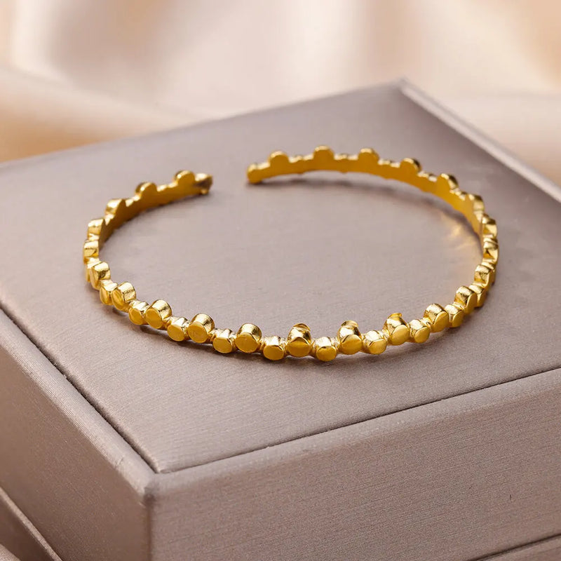 Designer-Goldarmband – Luxuriöses Gelbgold-Armband, High-End-Mode-Armreif