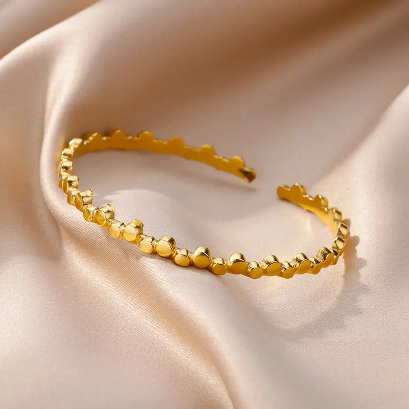 Designer-Goldarmband – Luxuriöses Gelbgold-Armband, High-End-Mode-Armreif