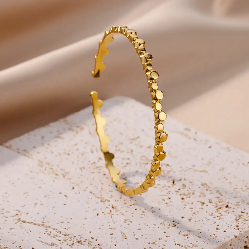 Designer-Goldarmband – Luxuriöses Gelbgold-Armband, High-End-Mode-Armreif