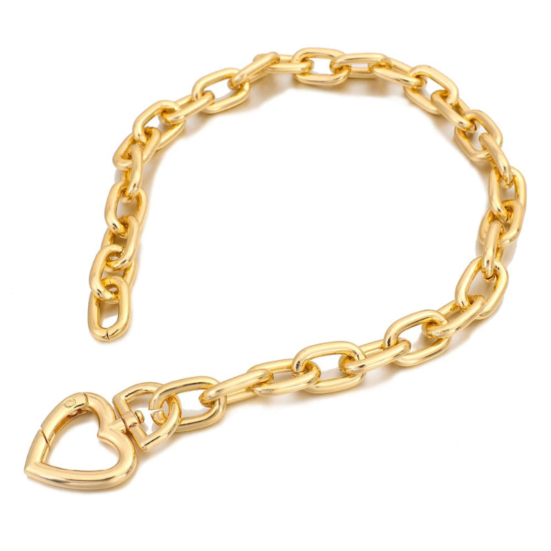 Edgy Eternal Dicke Kette Liebe Herz Anhänger Choker Halsketten