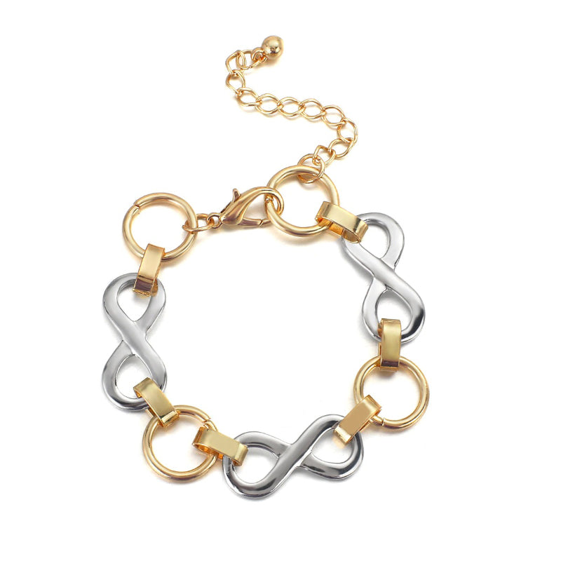 Dicke Kettenarmbänder im Edgy-Stil mit Knebelverschluss