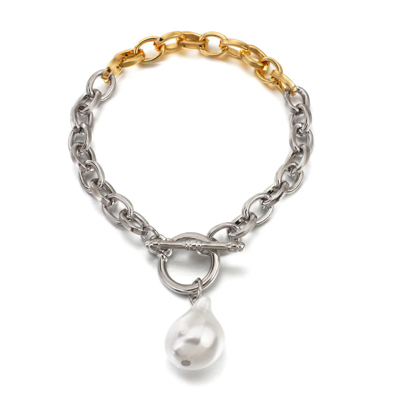 Dicke Kettenarmbänder im Edgy-Stil mit Knebelverschluss