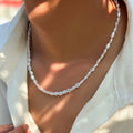 Chokerhalskette mit Barockperlen - eleganter luxuriöser Damenschmuck