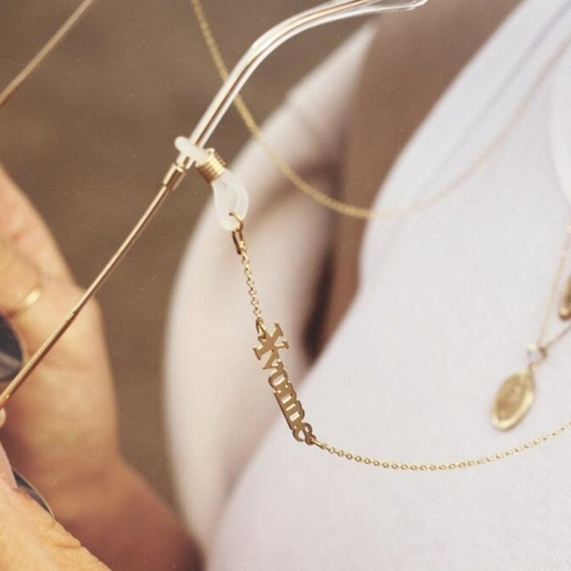 Elegante personalisierte Brillenkette