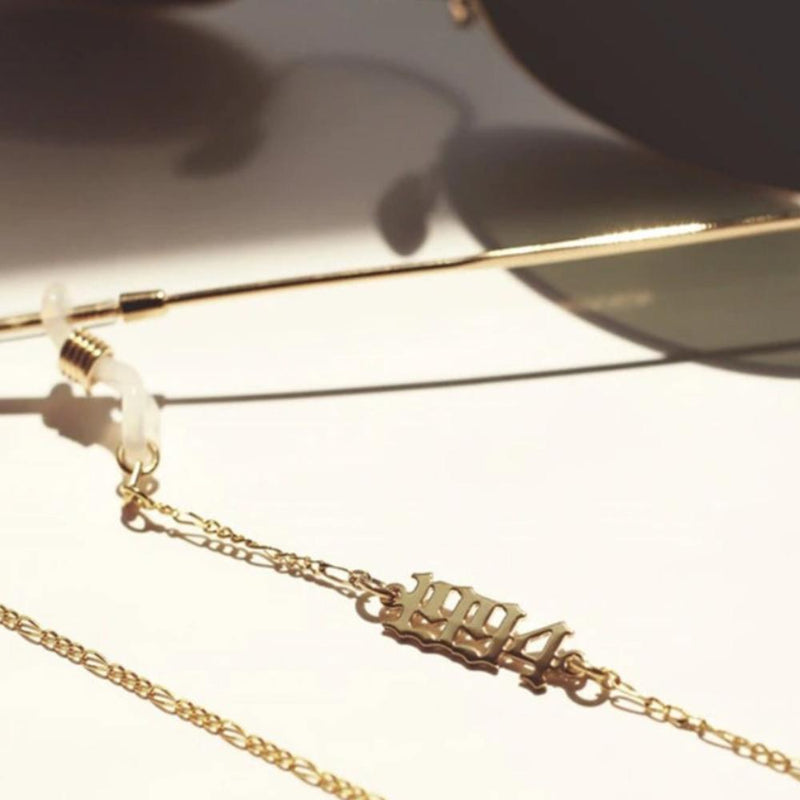 Elegante personalisierte Brillenkette