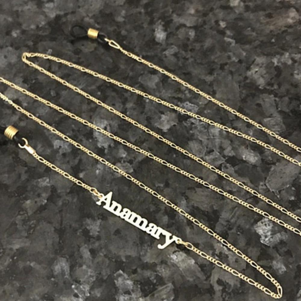 Elegante personalisierte Brillenkette