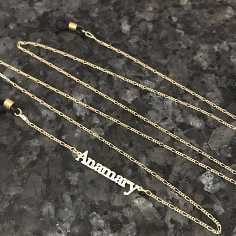 Elegante personalisierte Brillenkette
