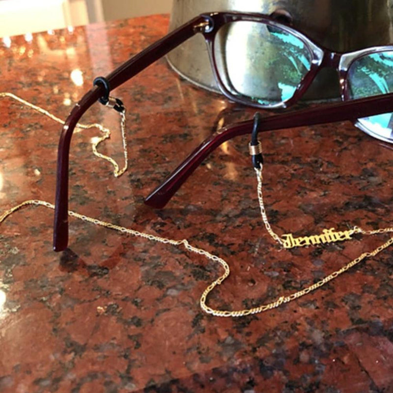 Elegante personalisierte Brillenkette