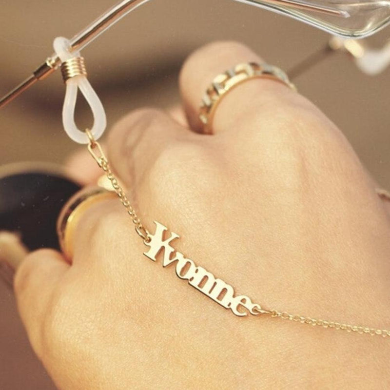 Elegante personalisierte Brillenkette