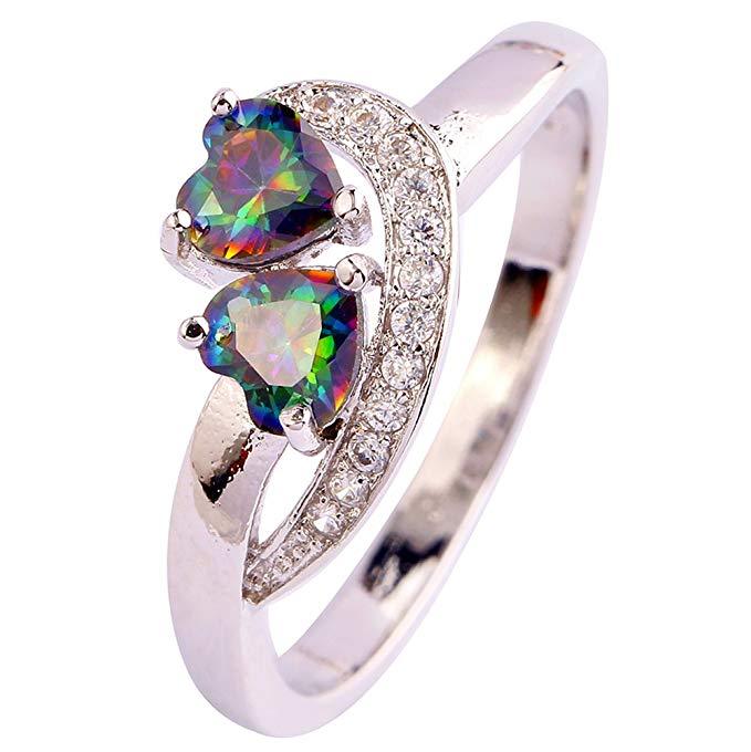 Eleganter Topas Cocktailring