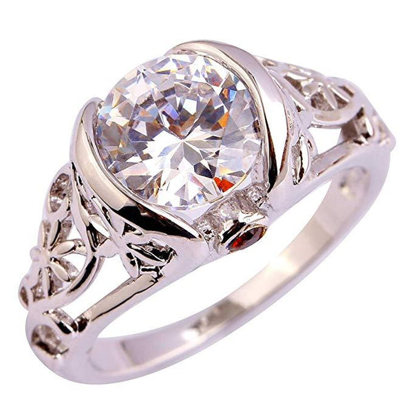 Eleganter Topas Cocktailring