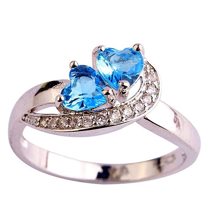 Eleganter Topas Cocktailring