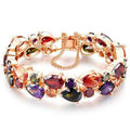 Elegantes und luxuriöses Zirkonia-Kristallarmband