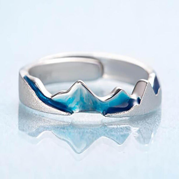 Bezaubernde silberne Paarringe