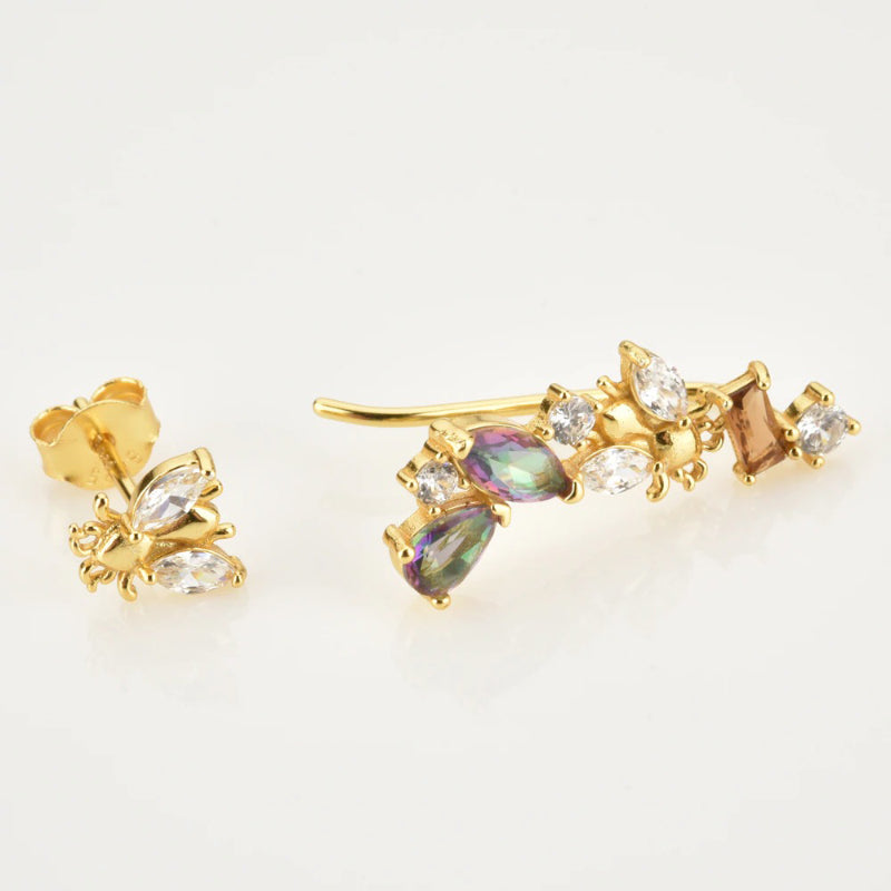 Exklusive Kollektion von Zirkonbienenschmuck