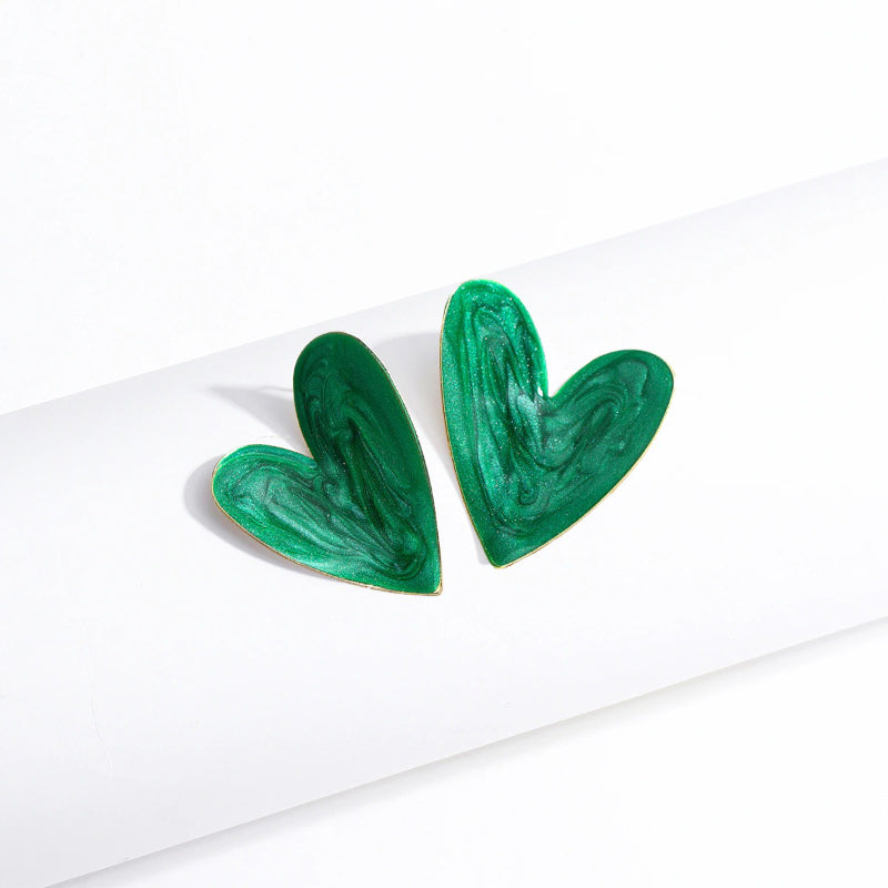 Exklusive trendige All Green Vibes Acryl-Ohrhänger-Kollektion